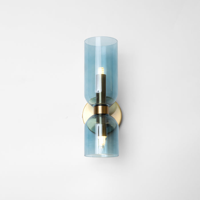 Elegance Double-Head Glass Wall Lamp - Modern LED Sconce for Cozy Lighting 4
