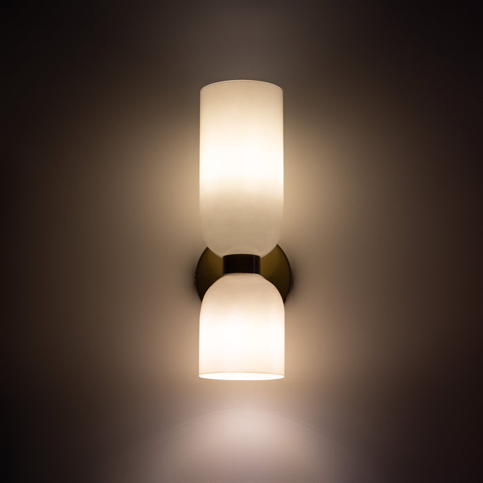 Elegance Double-Head Glass Wall Lamp - Modern LED Sconce for Cozy Lighting 11