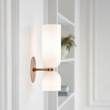 Elegance Double-Head Glass Wall Lamp - Modern LED Sconce for Cozy Lighting 14