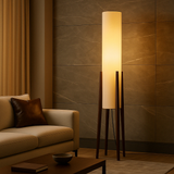Mid-Century Wood Floor Lamp