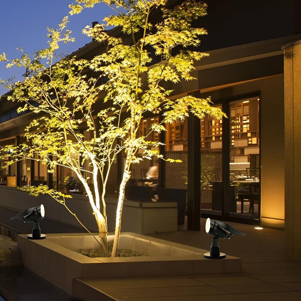 Luminara Adjustable Solar Spot Lights - RGB Multi-Color Outdoor Lighting for Trees and Gardens 4
