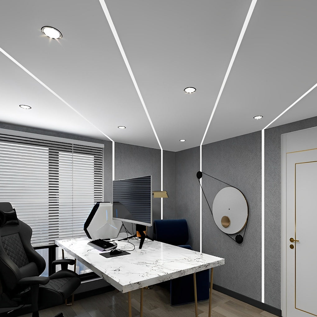 Concealed LED Linear Light Strip - Waterproof Design with High Color Rendering for Seamless Ambiance 5