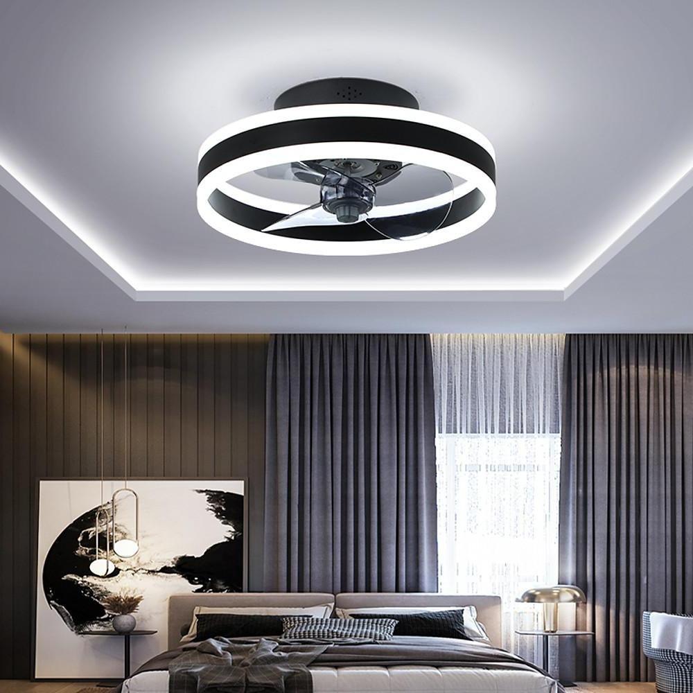 Cylindra Dimmable LED Ceiling Fan - Modern 41 cm Design with Light for Stylish Comfort 2