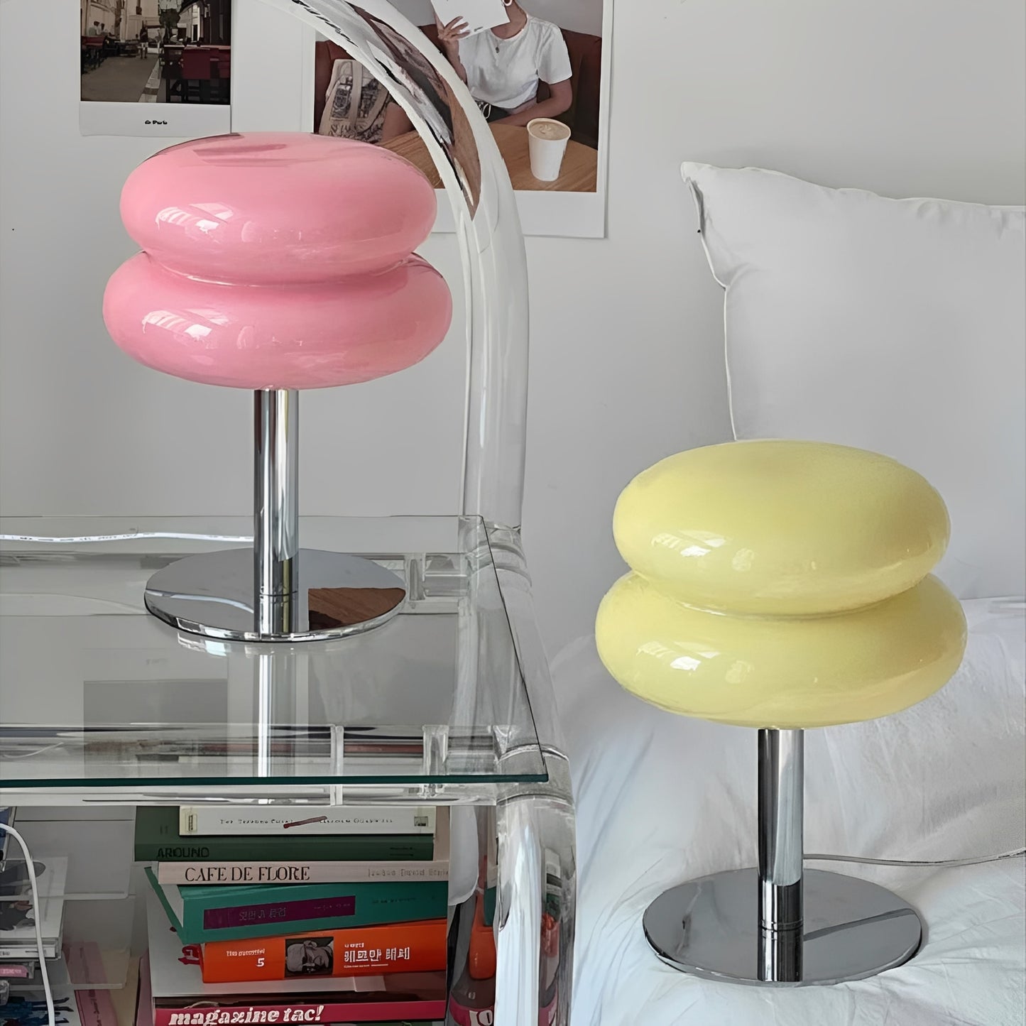 Elegant Glass Table Lamp – Dimmable & Cordless Design for Home and Office 6